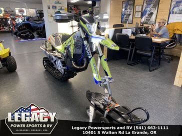 2024 Sherco 450 SEF-F 4T FACTORY  in a BLUE/GREY exterior color. Legacy Powersports 541-663-1111 legacypowersports.net 