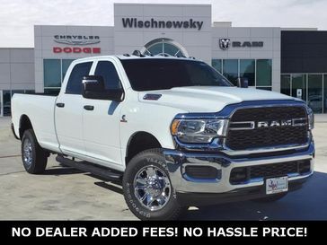 2024 RAM 2500 Tradesman Crew Cab 4x4 8' Box in a Bright White Clear Coat exterior color and Blackinterior. Wischnewsky Dodge 936-755-5310 wischnewskydodge.com 