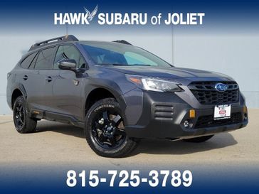 2022 Subaru Outback Wilderness in a Magnetite Gray Metallic exterior color and Grayinterior. Glenview Luxury Imports 847-904-1233 glenviewluxuryimports.com 
