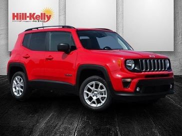 2023 Jeep Renegade Latitude 4x4 in a Colorado Red Clear Coat exterior color and Blackinterior. Hill-Kelly Dodge (850) 786-2130 hillkellydodge.com 