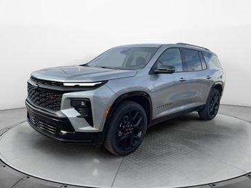New 2026 Chevrolet Traverse FWD RS in a Sterling Gray Metallic exterior color and Jet Black w/Torch Red Accentsinterior. Perkins La Junta 719-383-2250 perkinslajunta.com 