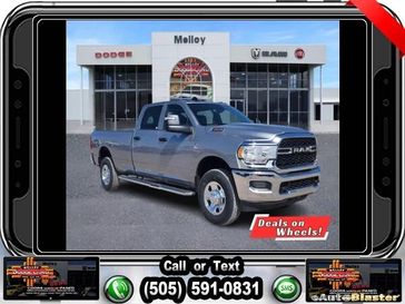 2024 RAM 3500 Tradesman Crew Cab 4x4 8' Box in a Billet Silver Metallic Clear Coat exterior color and Diesel Gray/Blackinterior. Melloy Dodge RAM FIAT 505-588-4459 melloydodge.com 