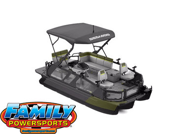 2025 SEADOO SWITCH FISH 18 170HP PAINTED TRAILER WILDERNESS GREEN 