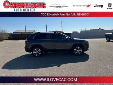 2020 Jeep Cherokee Limited in a Granite Crystal Metallic Clear Coat exterior color and Blackinterior. Cornhusker Auto Center 402-866-8665 cornhuskerautocenter.com 