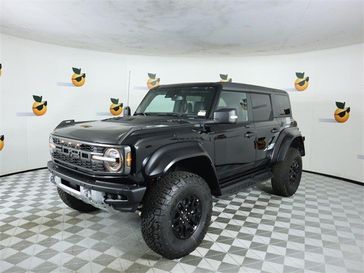 2023 Ford Bronco Raptor in a Shadow Black exterior color and Black Onyxinterior. Ontario Auto Center ontarioautocenter.com 