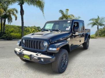 New 2026 Jeep Gladiator Sport S in a Black exterior color and Blackinterior. Southbay Chrysler Jeep Dodge Ram (424) 404-5521 pixelmotiondemo.com 