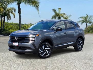 Used 2026 Nissan Kicks SV FWD in a Gun Metallic exterior color and Charcoalinterior. Southbay Chrysler Jeep Dodge Ram (424) 404-5521 pixelmotiondemo.com 