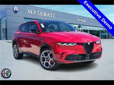 2024 Alfa Romeo Tonale Veloce Eawd in a Alfa Rosso (Red) exterior color and Blackinterior. Northside Alfa Romeo of Houston 281-475-4549 alfaromeousaofnorthhouston.com 