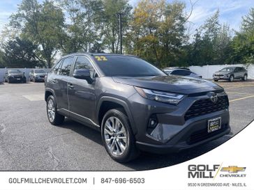 2022 Toyota RAV4 XLE Premium in a Gray exterior color. Glenview Luxury Imports 847-904-1233 glenviewluxuryimports.com 