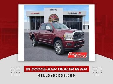 2024 RAM 2500 Limited Crew Cab 4x4 6'4' Box in a Delmonico Red Pearl Coat exterior color and Blackinterior. Melloy Dodge RAM FIAT 505-588-4459 melloydodge.com 