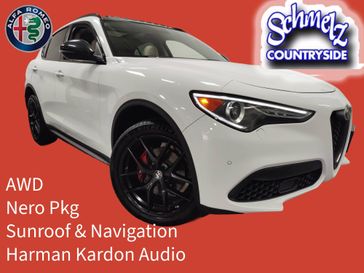 Used 2019 Alfa Romeo Stelvio Ti Nero AWD w/Sunroof/Nav