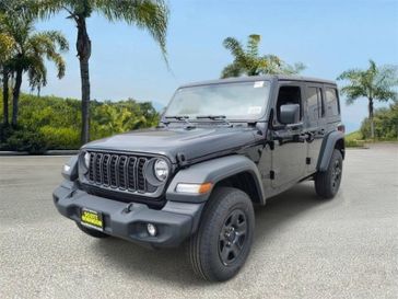New 2026 Jeep Wrangler Sport in a Black exterior color and Blackinterior. Southbay Chrysler Jeep Dodge Ram (424) 404-5521 pixelmotiondemo.com 