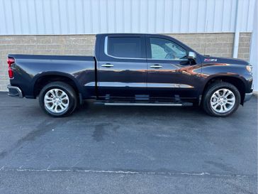 2022 Chevrolet Silverado 1500 LTZ 4WD Crew Cab 147 in a Dark Ash Metallic exterior color and Gideon/Very Dark Atmosphereinterior. Wilmington Auto Center Chrysler Dodge Jeep Ram (937) 556-6430 wilmingtonautocentercdjr.com 