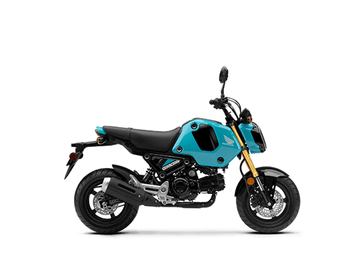 2024 Honda Grom in a Blue Raspberry exterior color. Parkway Cycle (617)-544-3810 parkwaycycle.com 