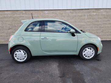 2013 Fiat 500 Pop in a Verde Chiaro (Light Green) exterior color and Black Interiorinterior. Wilmington Auto Center Chrysler Dodge Jeep Ram (937) 556-6430 wilmingtonautocentercdjr.com 