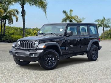 New 2026 Jeep Wrangler 4-door Sport in a Black Clear Coat exterior color and Blackinterior. Southbay Chrysler Jeep Dodge Ram (424) 404-5521 pixelmotiondemo.com 