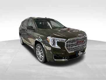 2023 GMC Terrain Denali in a Deep Bronze Metallic exterior color and Jet Blackinterior. Sheridan Motors Auto (307) 218-2217 sheridanmotors.com 