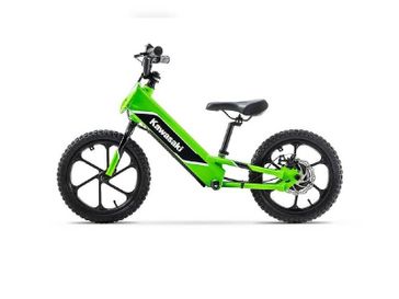 2024 Kawasaki Elektrode  in a Lime Green exterior color. New England Powersports 978 338-8990 pixelmotiondemo.com 
