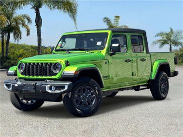 New 2026 Jeep Gladiator Sport S 4x4 in a Mojito exterior color and Blackinterior. Southbay Chrysler Jeep Dodge Ram (424) 404-5521 pixelmotiondemo.com 
