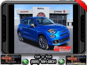 2023 Fiat 500x Sport Awd in a Italia Blue exterior color and Blackinterior. Melloy Dodge RAM FIAT 505-588-4459 melloydodge.com 