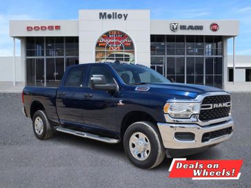 2024 RAM 2500 Tradesman Crew Cab 4x4 6'4' Box in a Patriot Blue Pearl Coat exterior color. Melloy Dodge RAM FIAT 505-588-4459 melloydodge.com 