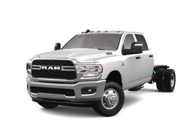 2024 RAM 3500 Tradesman Crew Cab Chassis 4x2 60' Ca in a Bright White Clear Coat exterior color and Diesel Gray/Blackinterior. McPeek's Chrysler Dodge Jeep Ram of Anaheim 888-861-6929 mcpeeksdodgeanaheim.com 