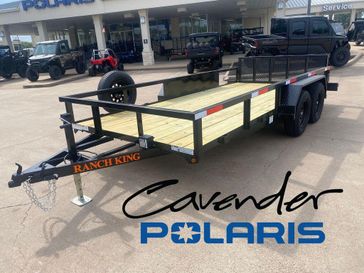 New 2026 Ranch King TC Series Tandem Axle Utility Trailer 7000# GVWR TC16610-70EFMR