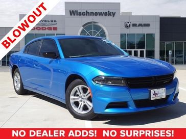 2023 Dodge Charger SXT Rwd in a B5 Blue exterior color and Blackinterior. Wischnewsky Dodge 936-755-5310 wischnewskydodge.com 