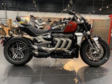 2023 Triumph Rocket 3 GT  in a CHROME/DIABLO RED exterior color. SoSo Cycles 877-344-5251 sosocycles.com 