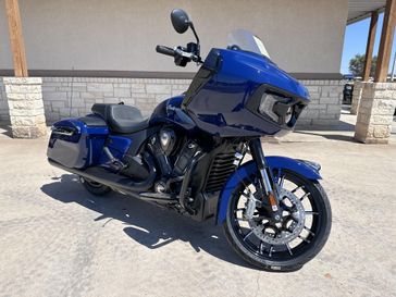 New 2025 INDIAN MOTORCYCLE CHALLENGER DARK HORSE WITH POWERBAND AUDIO SPRINGFIELD BLUE 