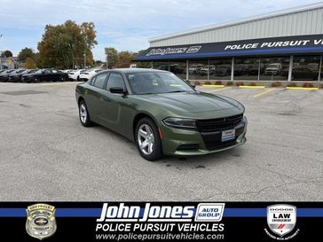 2023 Dodge Charger Police in a F8 Green exterior color and Blackinterior. Police Pursuit Vehicles 877-473-5546 policepursuitvehicles.com 