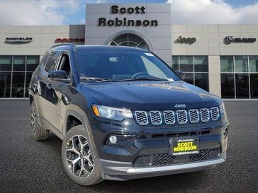 New 2026 Jeep Compass Limited in a Black exterior color and Blackinterior. Southbay Chrysler Jeep Dodge Ram (424) 404-5521 pixelmotiondemo.com 