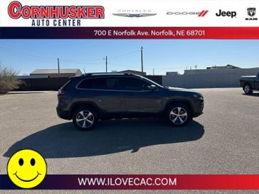 2020 Jeep Cherokee Limited in a Granite Crystal Metallic Clear Coat exterior color and Blackinterior. Cornhusker Auto Center 402-866-8665 cornhuskerautocenter.com 