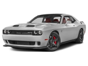2023 Dodge Challenger Srt Demon in a Destroyer Gray Clear Coat exterior color. Perris Valley Chrysler Dodge Jeep Ram 951-355-1970 perrisvalleydodgejeepchrysler.com 
