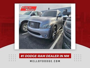 2014 INFINITI QX80 Base in a Platinum Graphite exterior color and Graphiteinterior. Melloy Dodge RAM FIAT 505-588-4459 melloydodge.com 