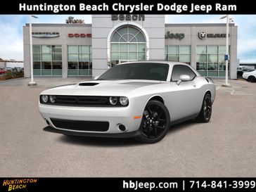 2023 Dodge Challenger GT in a White Knuckle exterior color and Blackinterior. BEACH BLVD OF CARS beachblvdofcars.com 