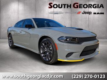 2023 Dodge Charger R/T in a Destroyer Gray exterior color and Blackinterior. South Georgia CDJR 229-443-1466 southgeorgiacdjr.com 