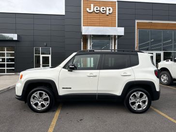 2023 Jeep Renegade Limited 4x4 in a Alpine White Clear Coat exterior color and Blackinterior. Victor Chrysler Dodge Jeep Ram 585-236-4391 victorcdjr.com 