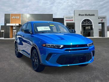 2024 Dodge Hornet R/T Eawd in a Blu Bayou exterior color and Blackinterior. Stan McNabb Chrysler Dodge Jeep Ram FIAT 931-408-9662 