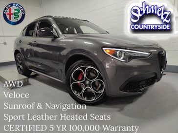 2022 Alfa Romeo Stelvio Veloce AWD w/Sunroof & Nav