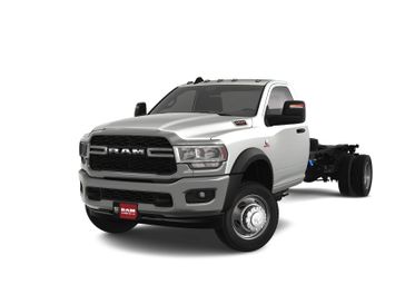 2024 RAM 5500 Tradesman Chassis Regular Cab 4x2 108' Ca in a Bright White Clear Coat exterior color and Diesel Gray/Blackinterior. McPeek's Chrysler Dodge Jeep Ram of Anaheim 888-861-6929 mcpeeksdodgeanaheim.com 
