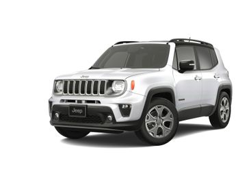 2023 Jeep Renegade Limited 4x4 in a Alpine White Clear Coat exterior color and Blackinterior. Victor Chrysler Dodge Jeep Ram 585-236-4391 victorcdjr.com 