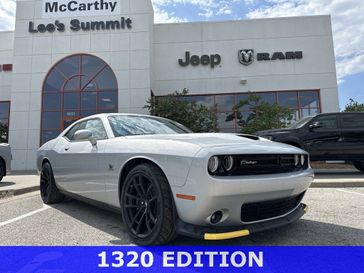 2023 Dodge Challenger R/T Scat Pack in a Triple Nickel exterior color and Blackinterior. McCarthy Jeep Ram 816-434-0674 mccarthyjeepram.com 