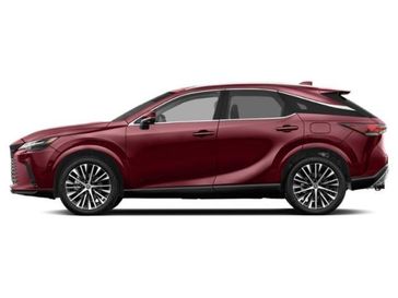 2023 Lexus RX 350h Premium in a Nebula Gray Pearl exterior color and S-Blackinterior. Ontario Auto Center ontarioautocenter.com 