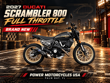 New 2027 Ducati Scrambler 800 Full Throttle 