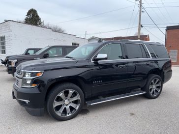 2017 Chevrolet Tahoe Premier in a Black exterior color and BLACKinterior. Hometown Motors of Rockwell City 712-220-7644 hometownmotorsrc.com 