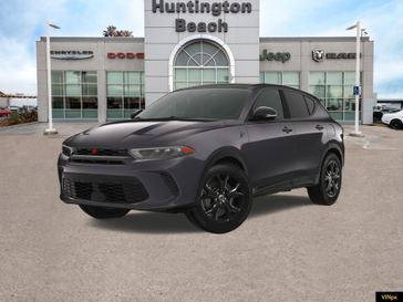 2024 Dodge Hornet R/T Plus AWD in a Gray Cray exterior color and Blackinterior. BEACH BLVD OF CARS beachblvdofcars.com 