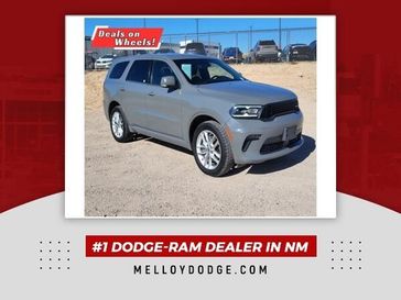 2022 Dodge Durango GT Plus in a Destroyer Gray Clear Coat exterior color and Blackinterior. Melloy Dodge RAM FIAT 505-588-4459 melloydodge.com 