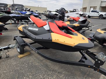2025 SEADOO SPARK FOR 3 SUNRISE ORANGE AND DRAGON RED 