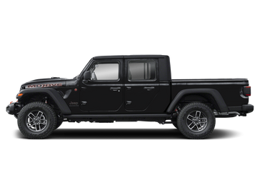 New 2026 Jeep Gladiator Mojave in a Black Clear Coat exterior color and Blackinterior. Perkins La Junta 719-383-2250 perkinslajunta.com 